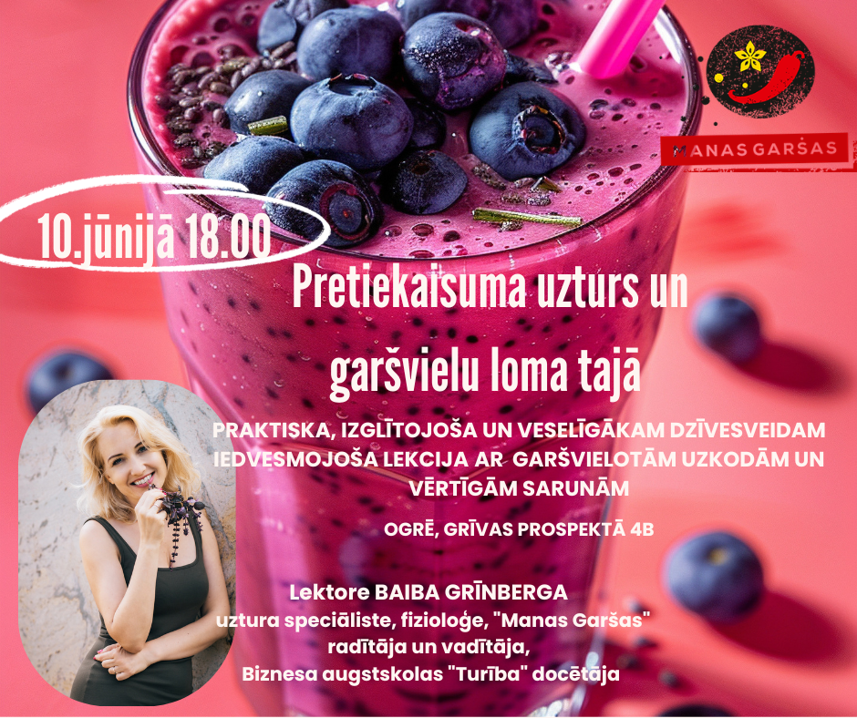PRETIEKAISUMA UZTURS UN GARŠVIELU LOMA TAJĀ