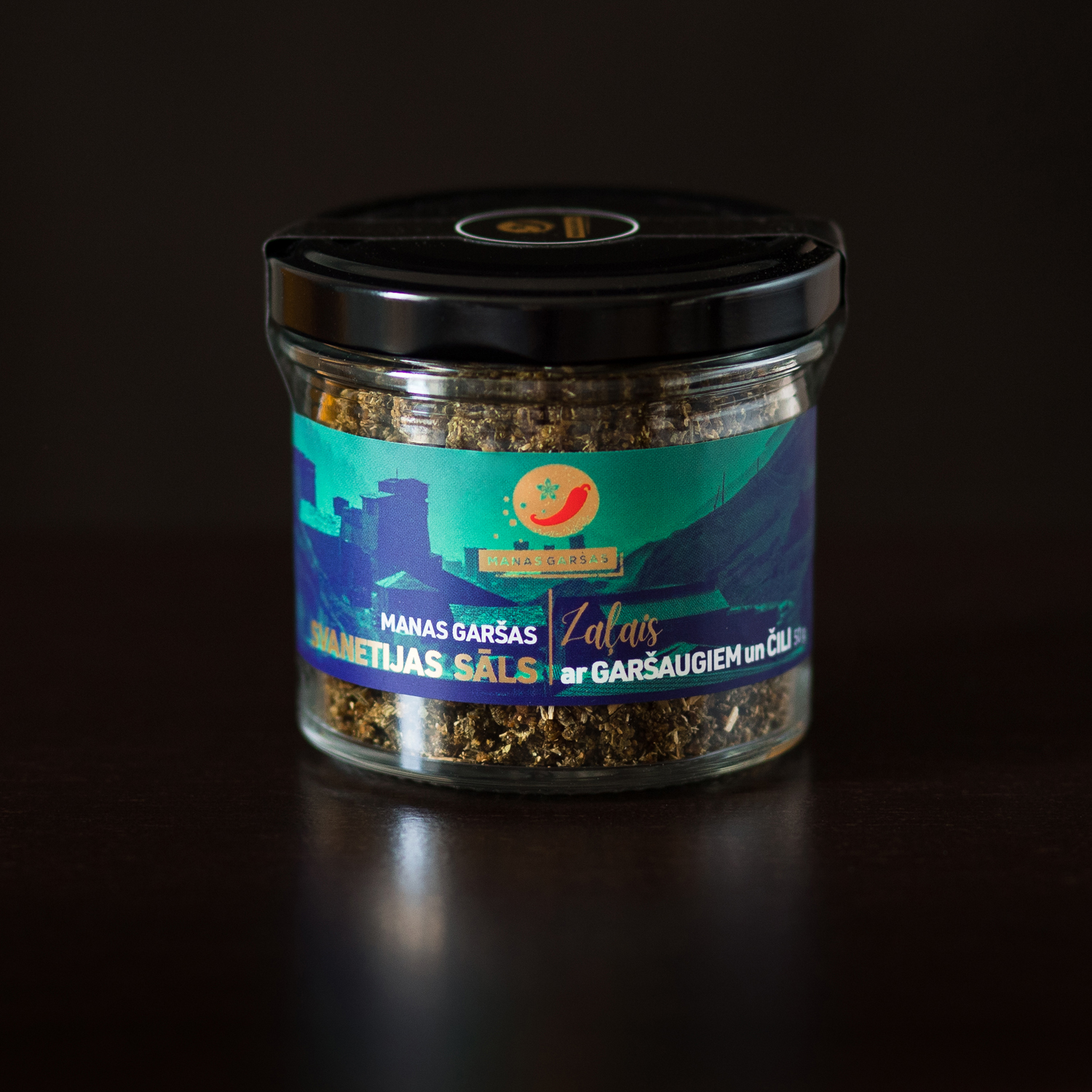 Svanetijas sāls - Zaļais (50 g) - Image 1