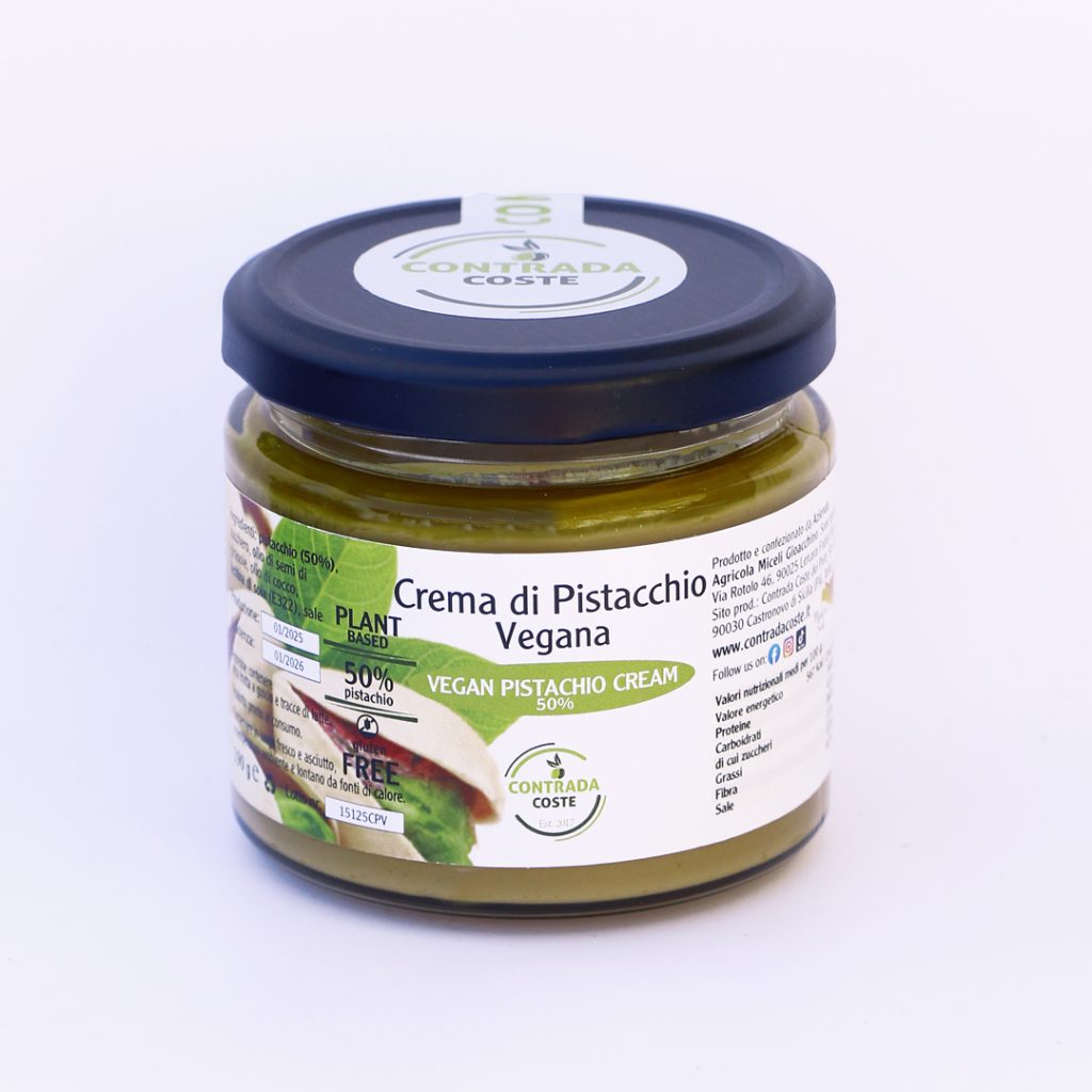 Sicīlijas pistāciju krēms (100 % vegāns), 190 g