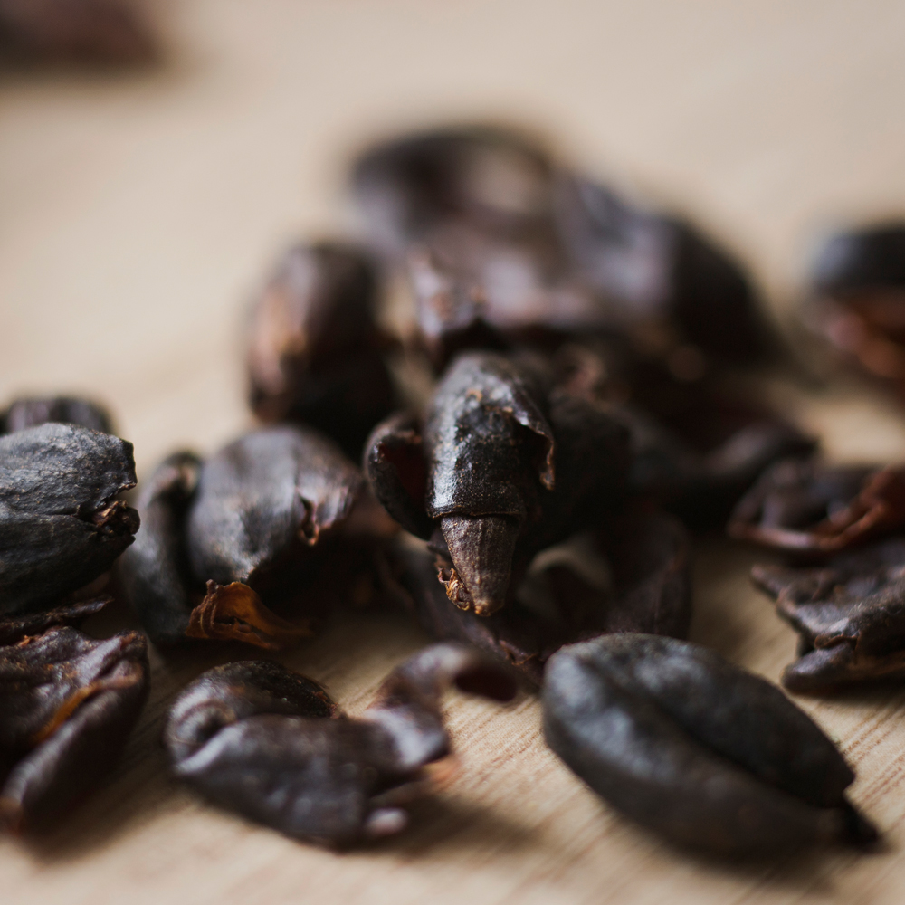 Kafijas ķiršu miziņas (cascara)