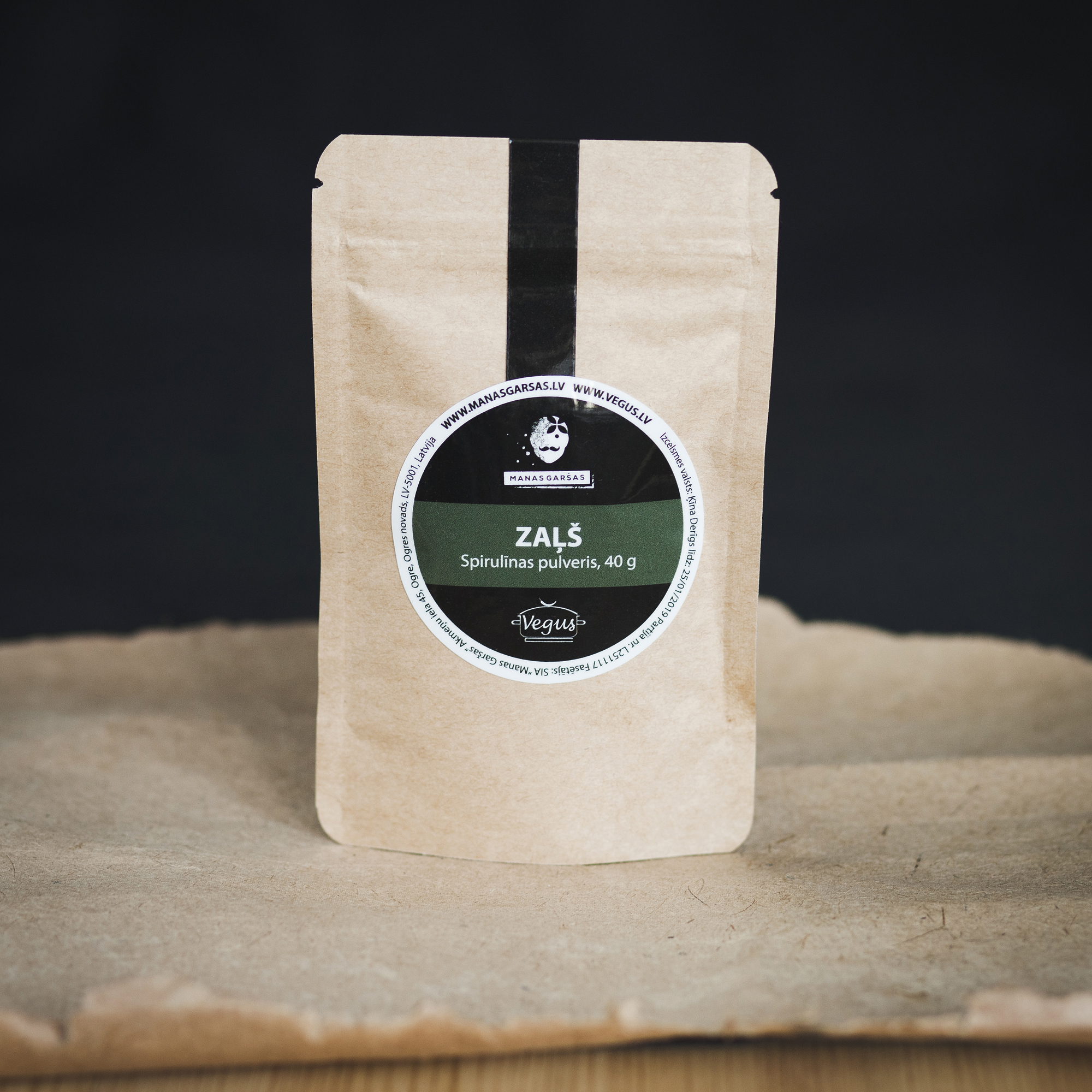 Zaļš - spirulinas pulveris - Image 1